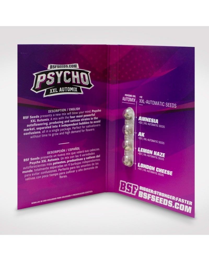 Compra Psycho XXL Auto Mix BSF Seeds Formato X12