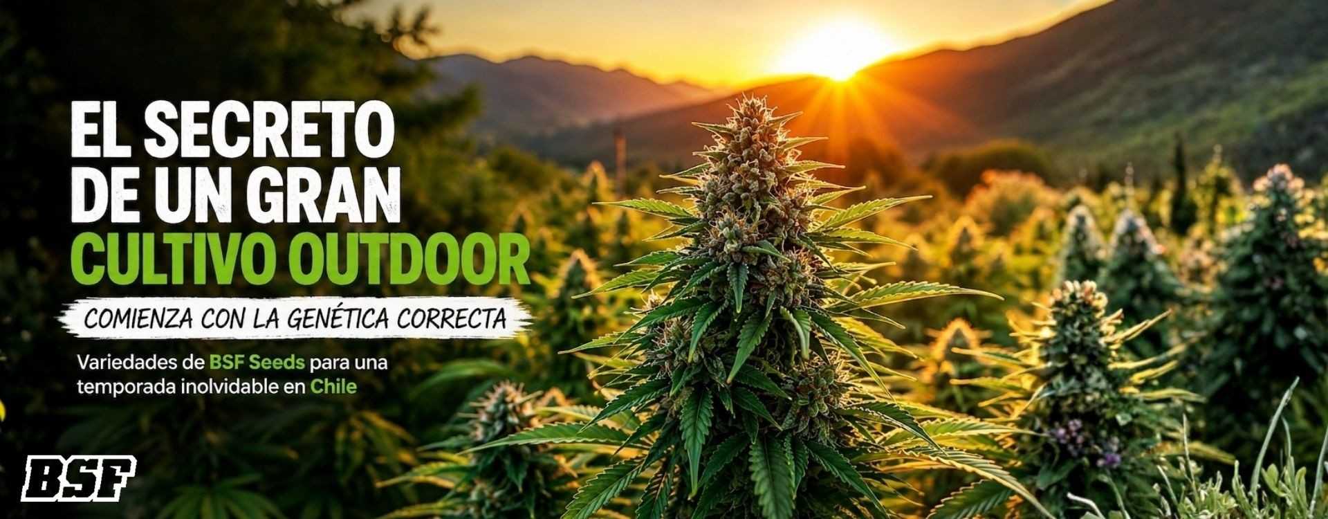 El secreto de un gran cultivo outdoor comienza con la genética correcta