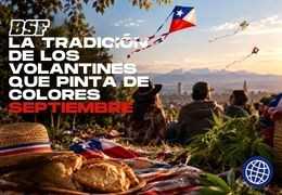 La tradición de los volantines que pinta de colores septiembre